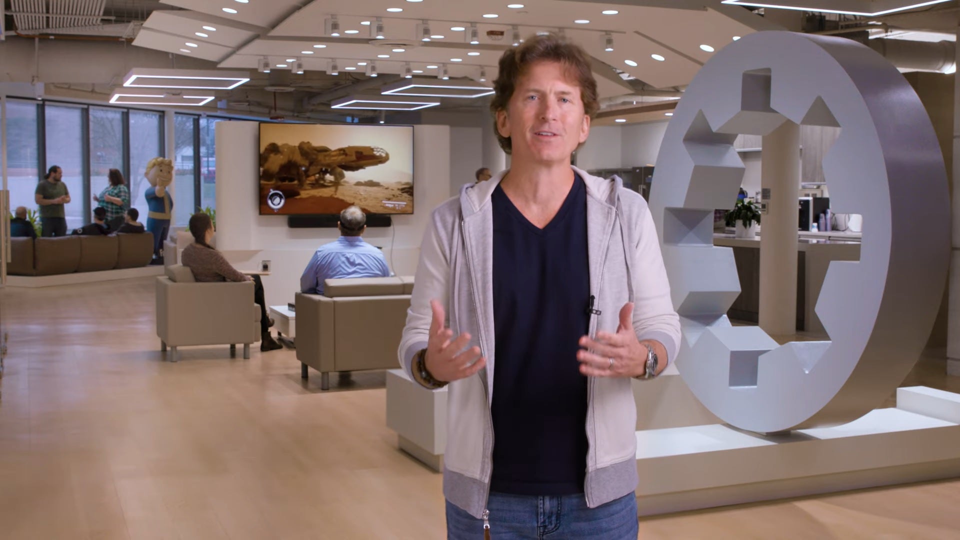 Todd Howard in Starfield release date announcement trailer