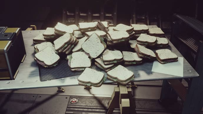 sandwiches overflowing on a table