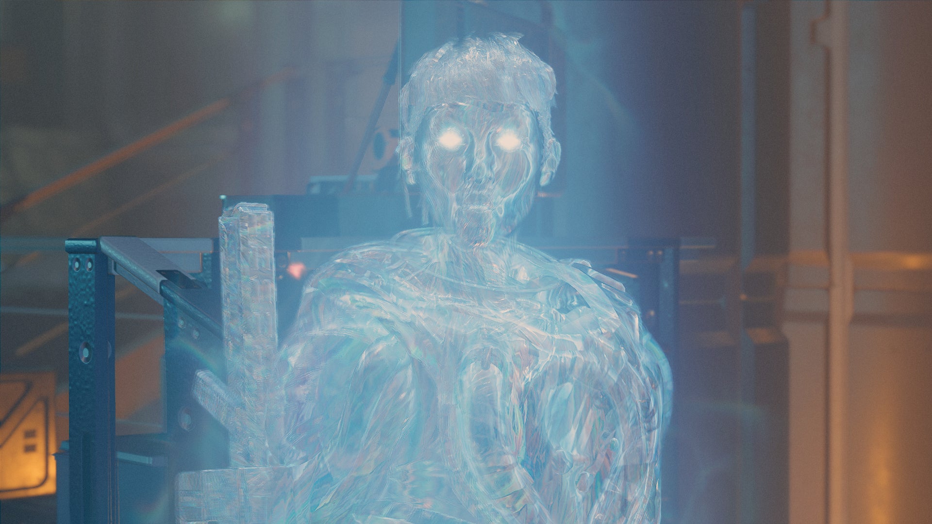 One of the House Va'ruun energy ghost people in Starfield Shattered Space. - 4