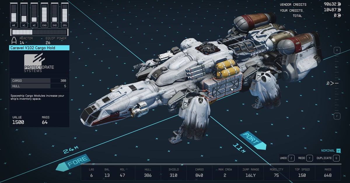 Starfield Ship Storage location, and how to upgrade it | Rock Paper Shotgun