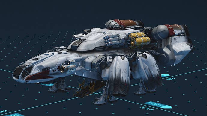 starfield ship overview of frontier ship