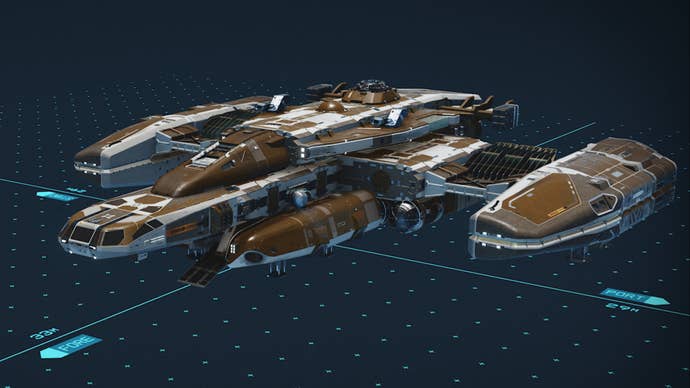 starfield star eagle ship in ship builder mode