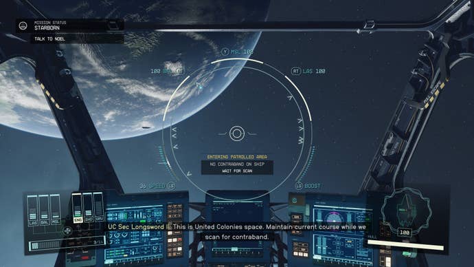 The Starborn mission commences in Starfield.