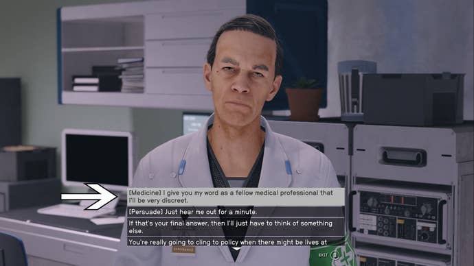 starfield surgical strike dr cassidy medicine option