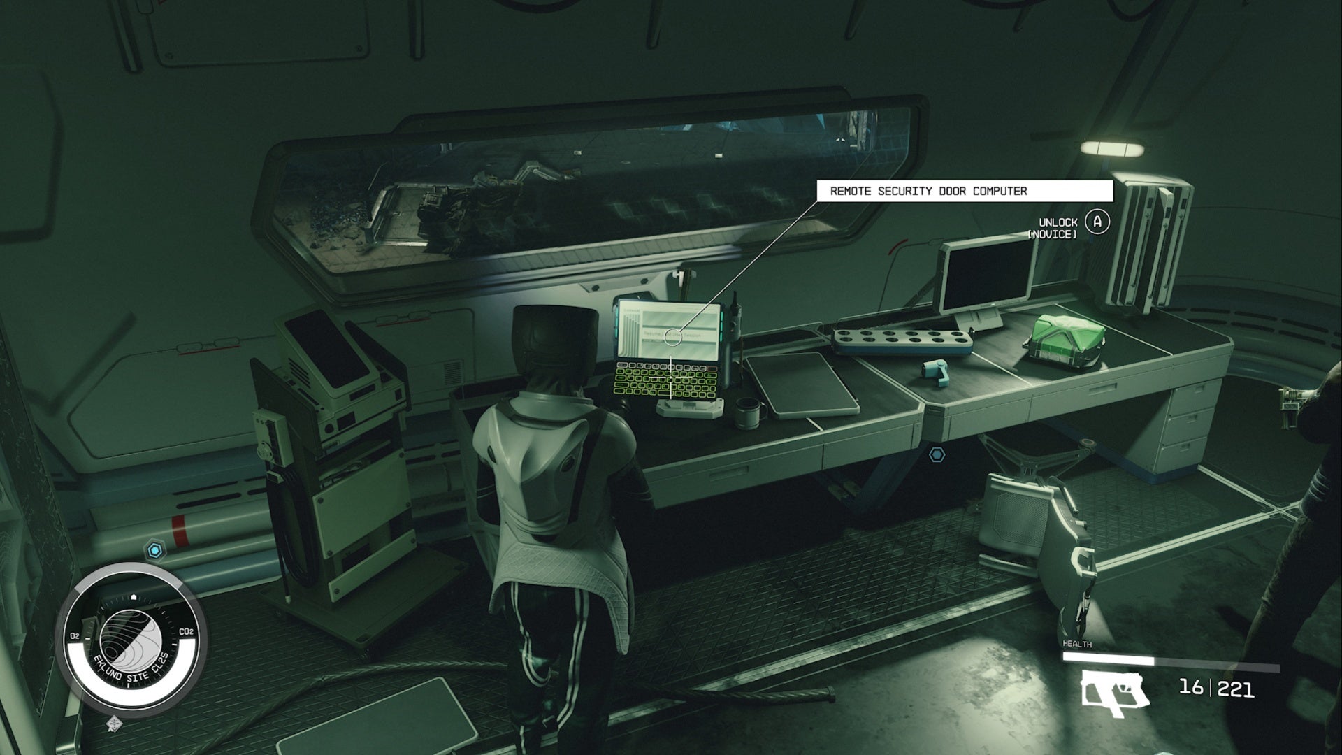 starfield surgical strike mining facility control door computer terminal