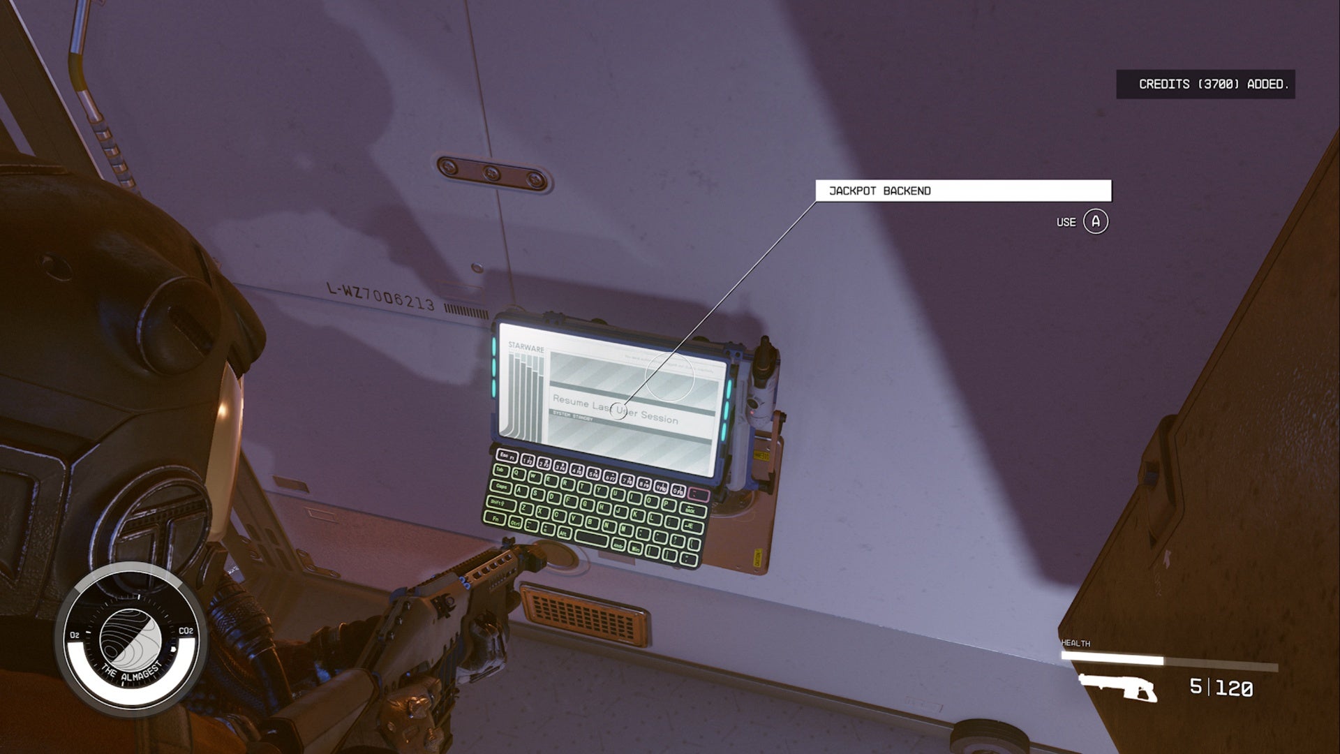 starfield the almagest, the jackpot backend computer