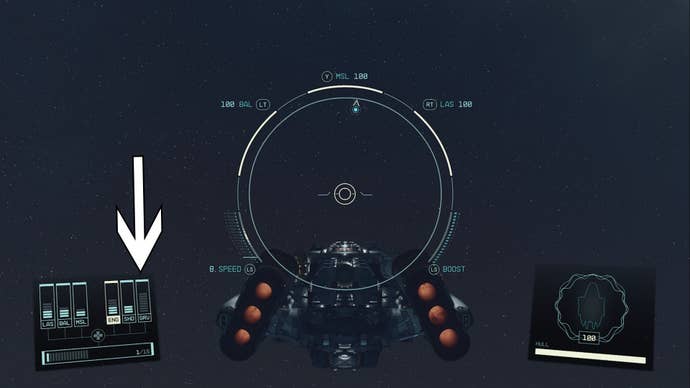 starfield third person pov ship grav drive system indicator