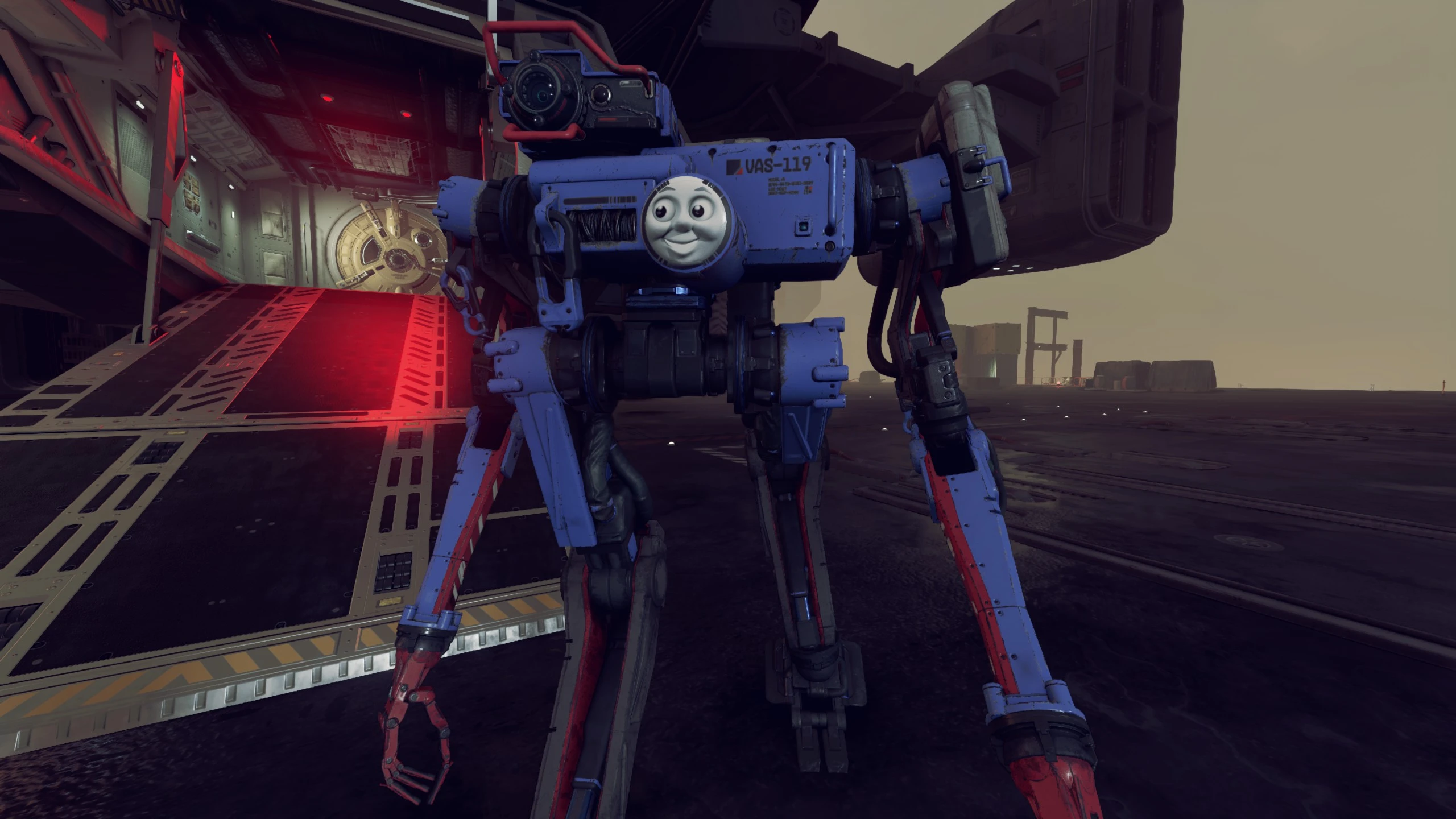 Thomas the Tank Engine VASCO mod in Starfield