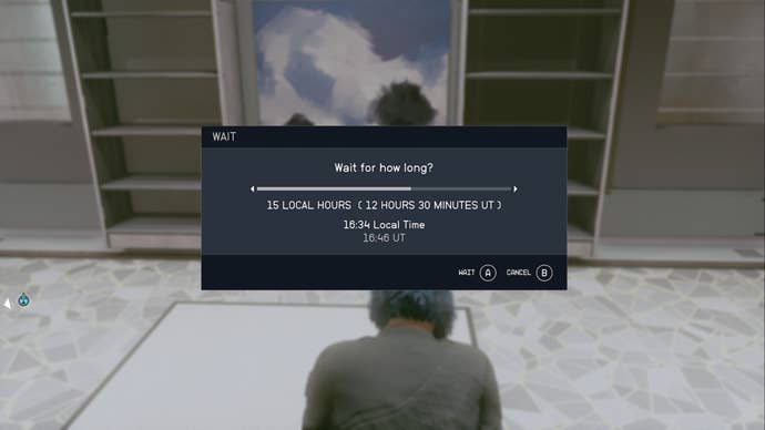 starfield waiting time slider