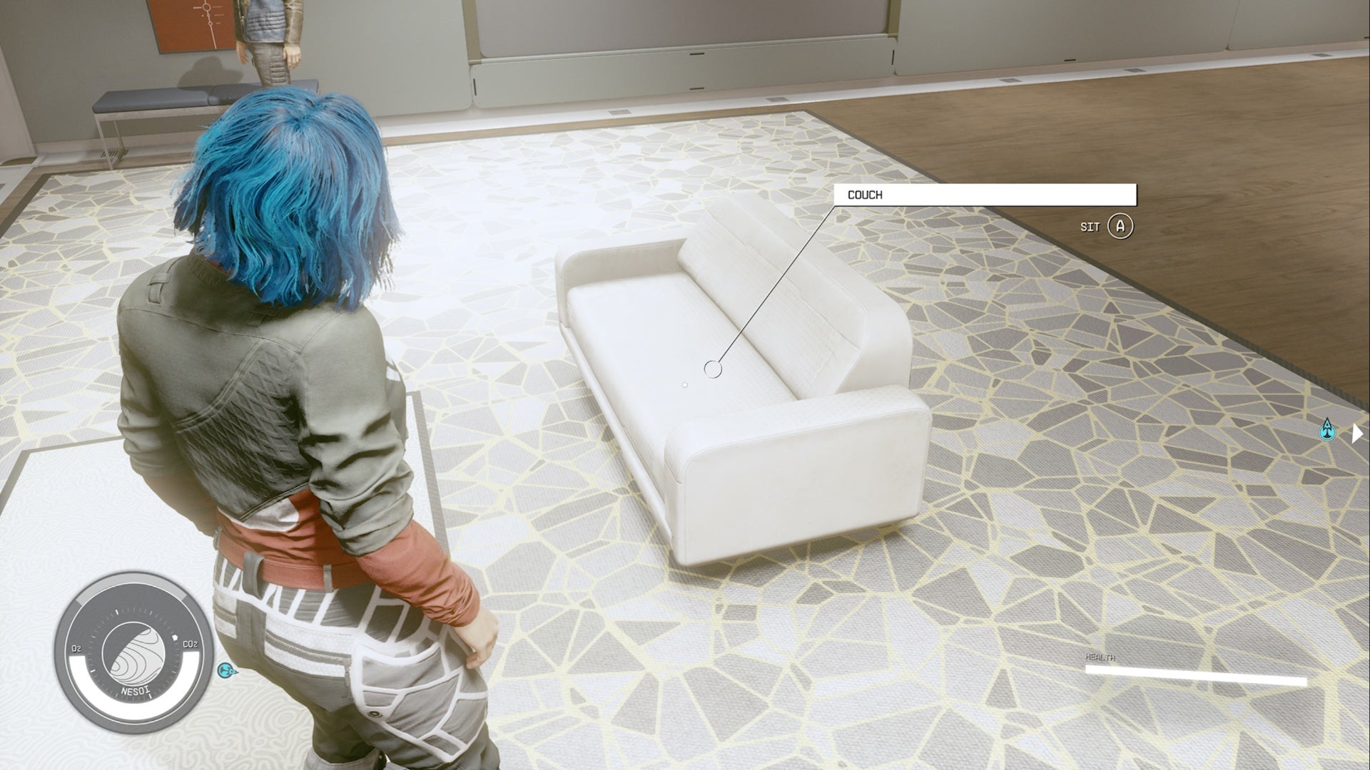 starfield white couch sit option