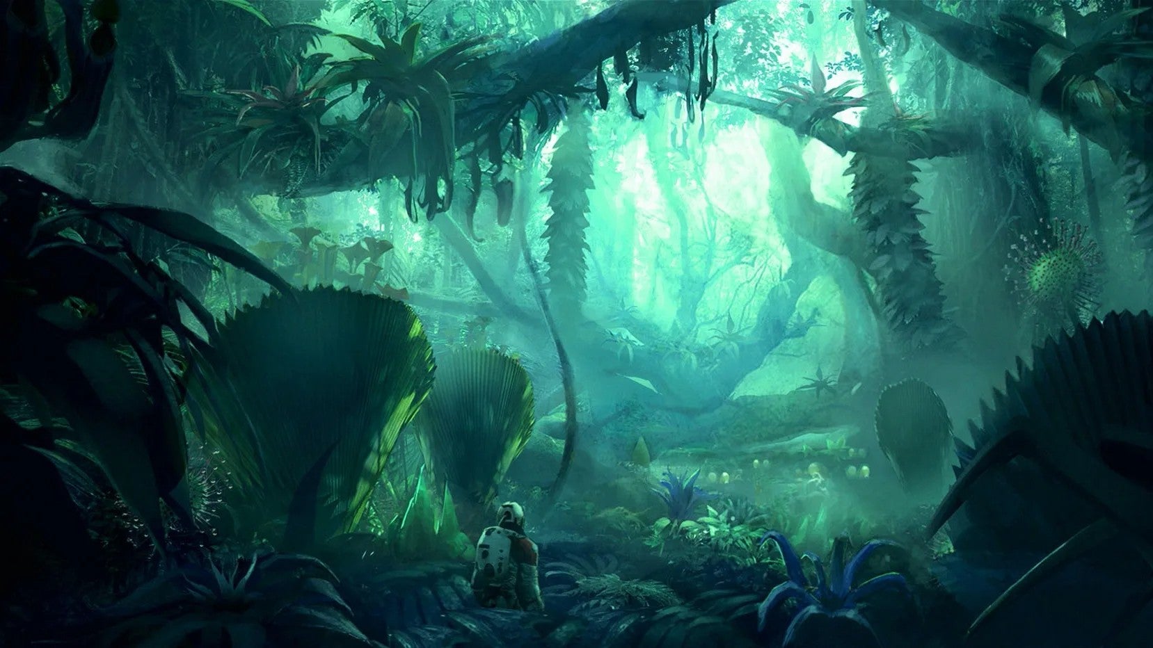 Starfield jungle concept art