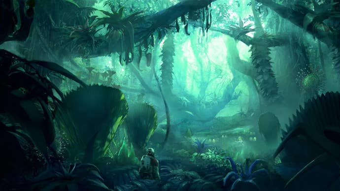 Starfield jungle concept art
