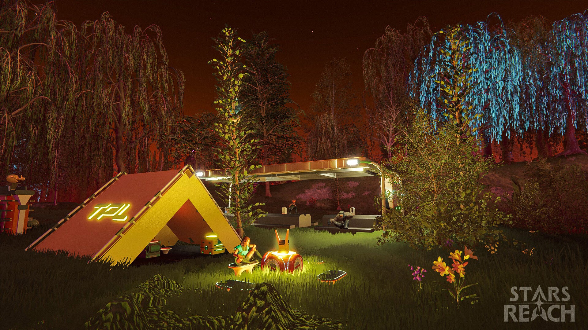 A campsite in Stars Reach