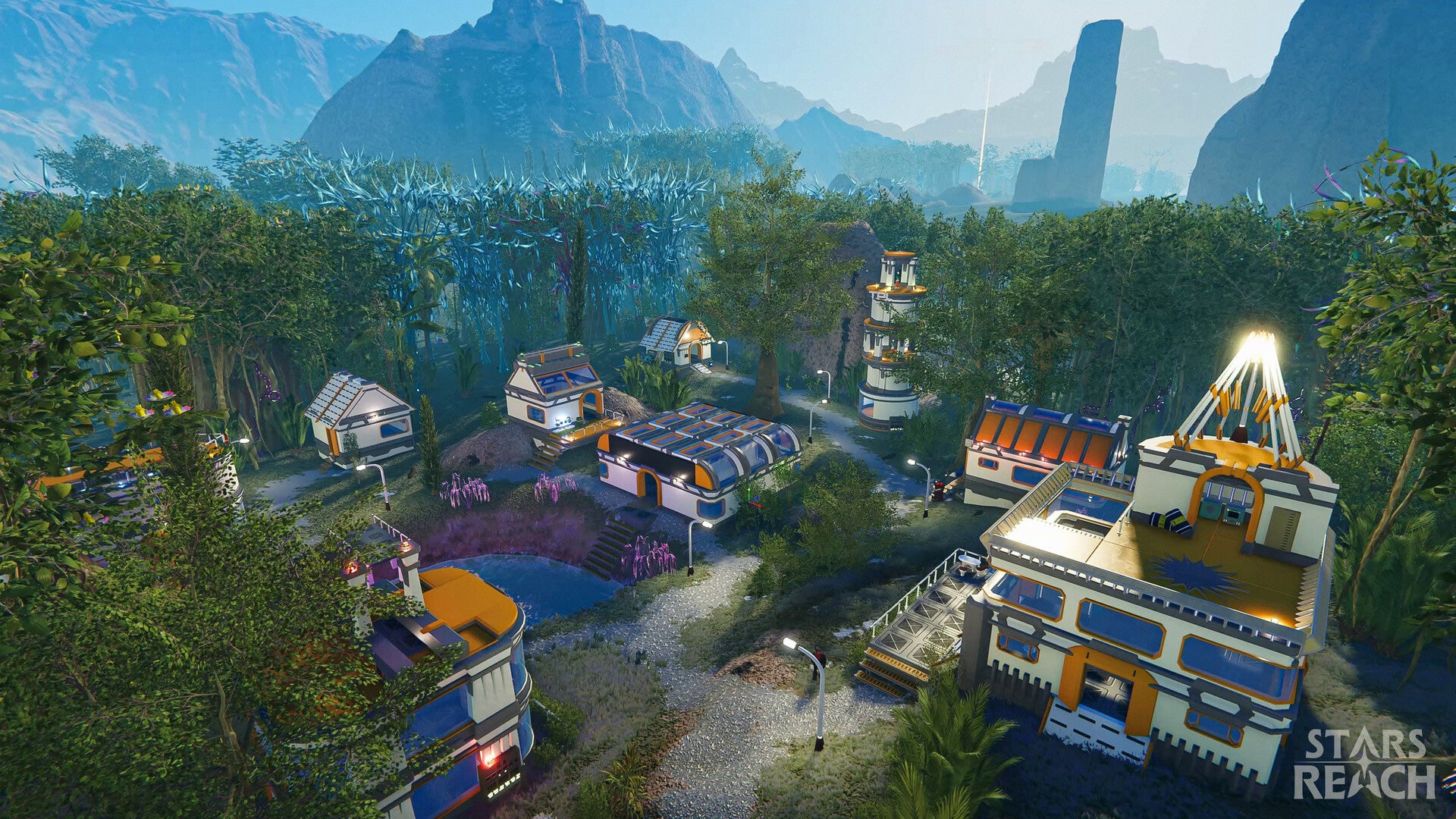 A player town in Stars Reach