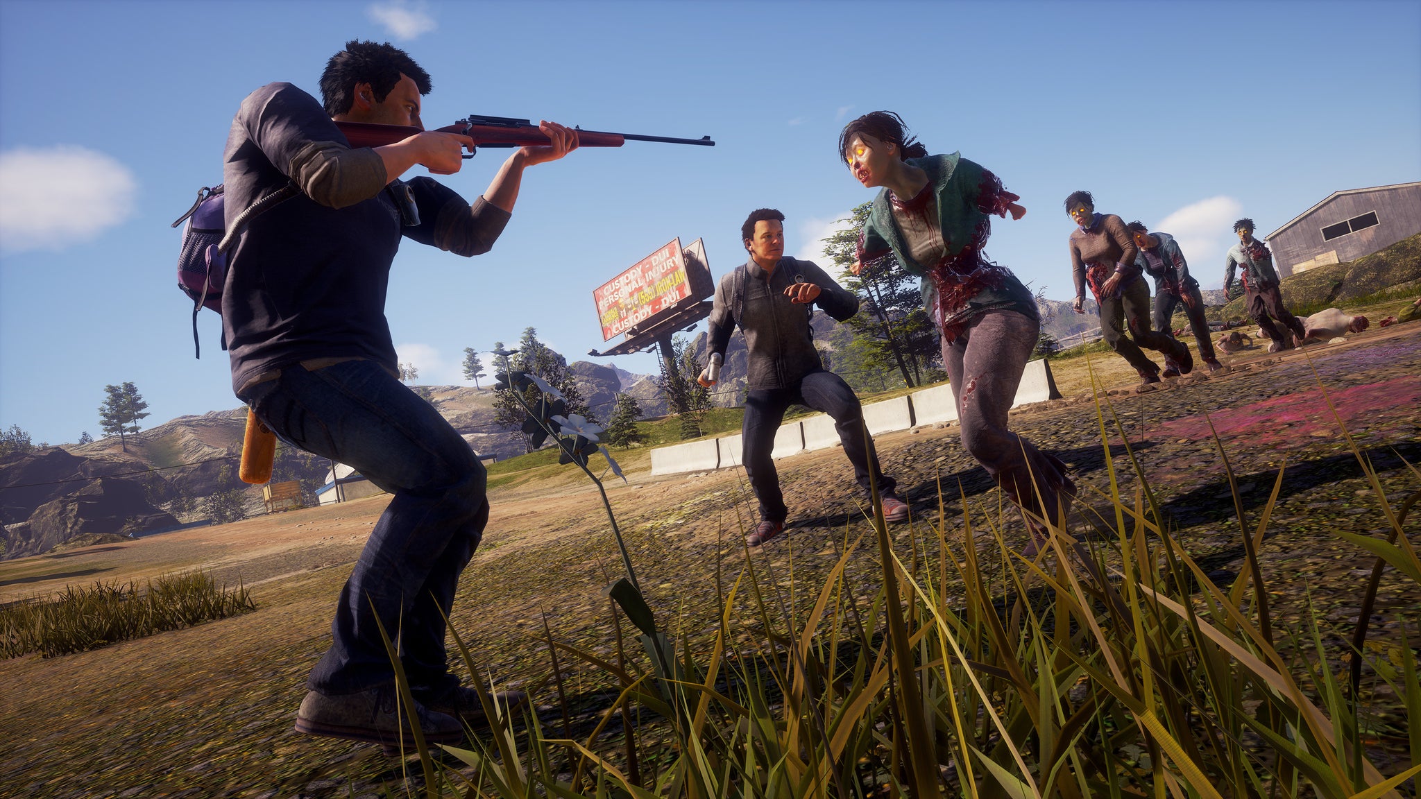 The zombie apocalypse in a State of Decay 2 screenshot. - 4