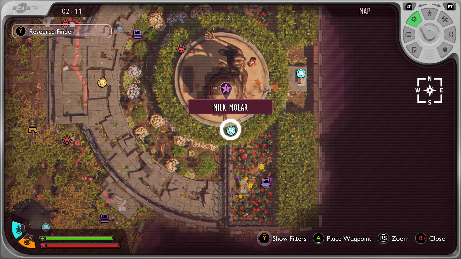 A map screenshot in Grounded 2 - 151