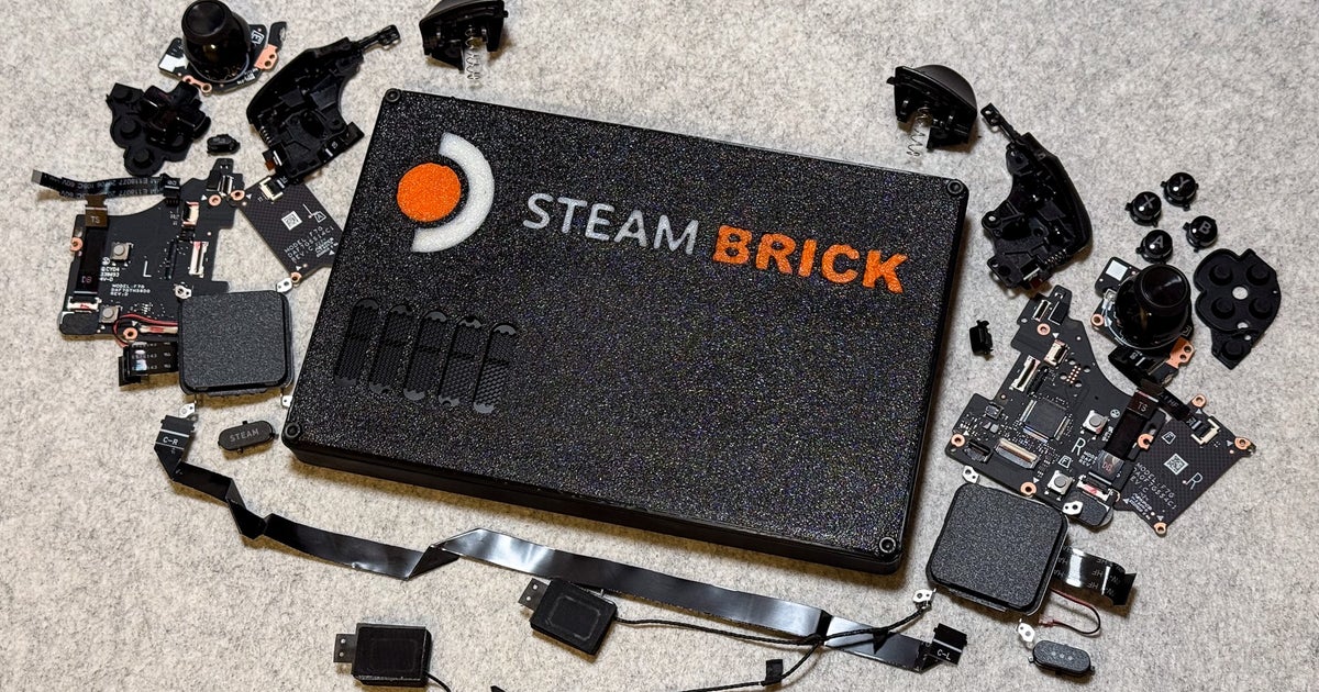 Behold, the Steam Brick — A modder has transformed the Steam Deck in a screen-less, controller-less Steam Brick.