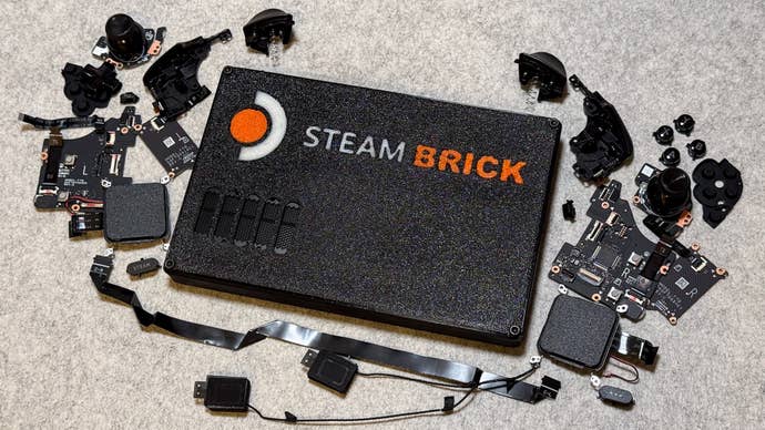 A modded Steam Deck made into a ‘Steam Brick’.