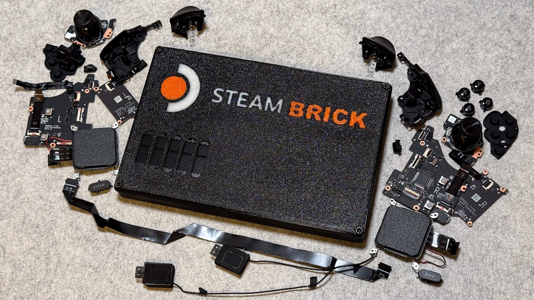 A modded Steam Deck made into a 'Steam Brick'. - 1