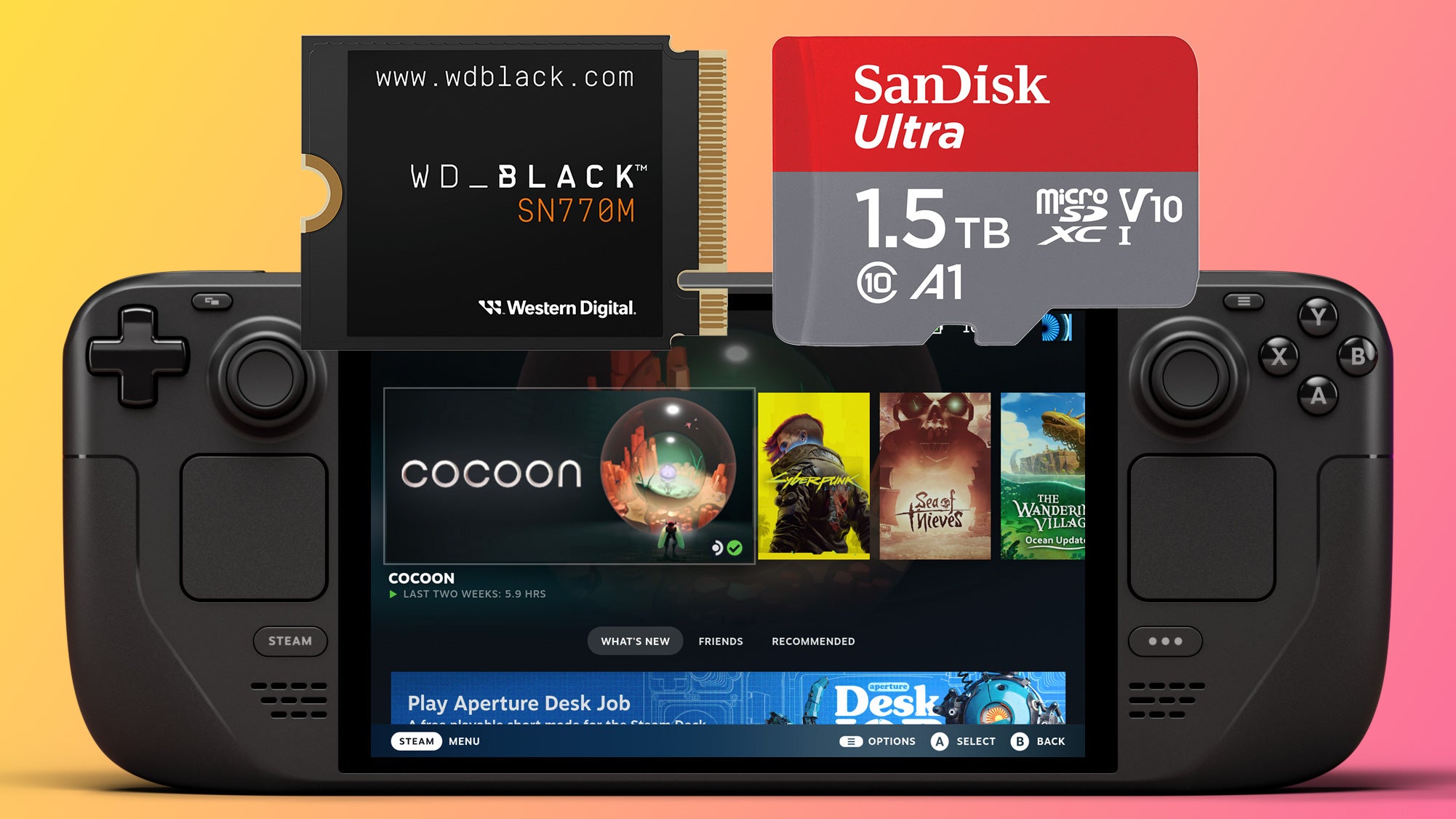 Steamdeck Internal Best Steam Deck SSD 2026: easy internal storage upgrades | Eurogamer.net