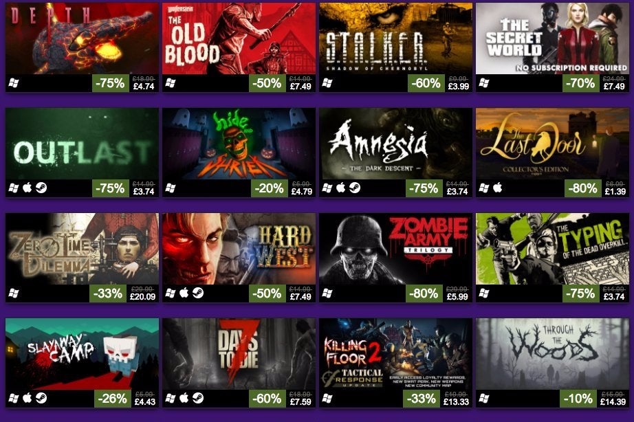 Steam Halloween Sale is now live