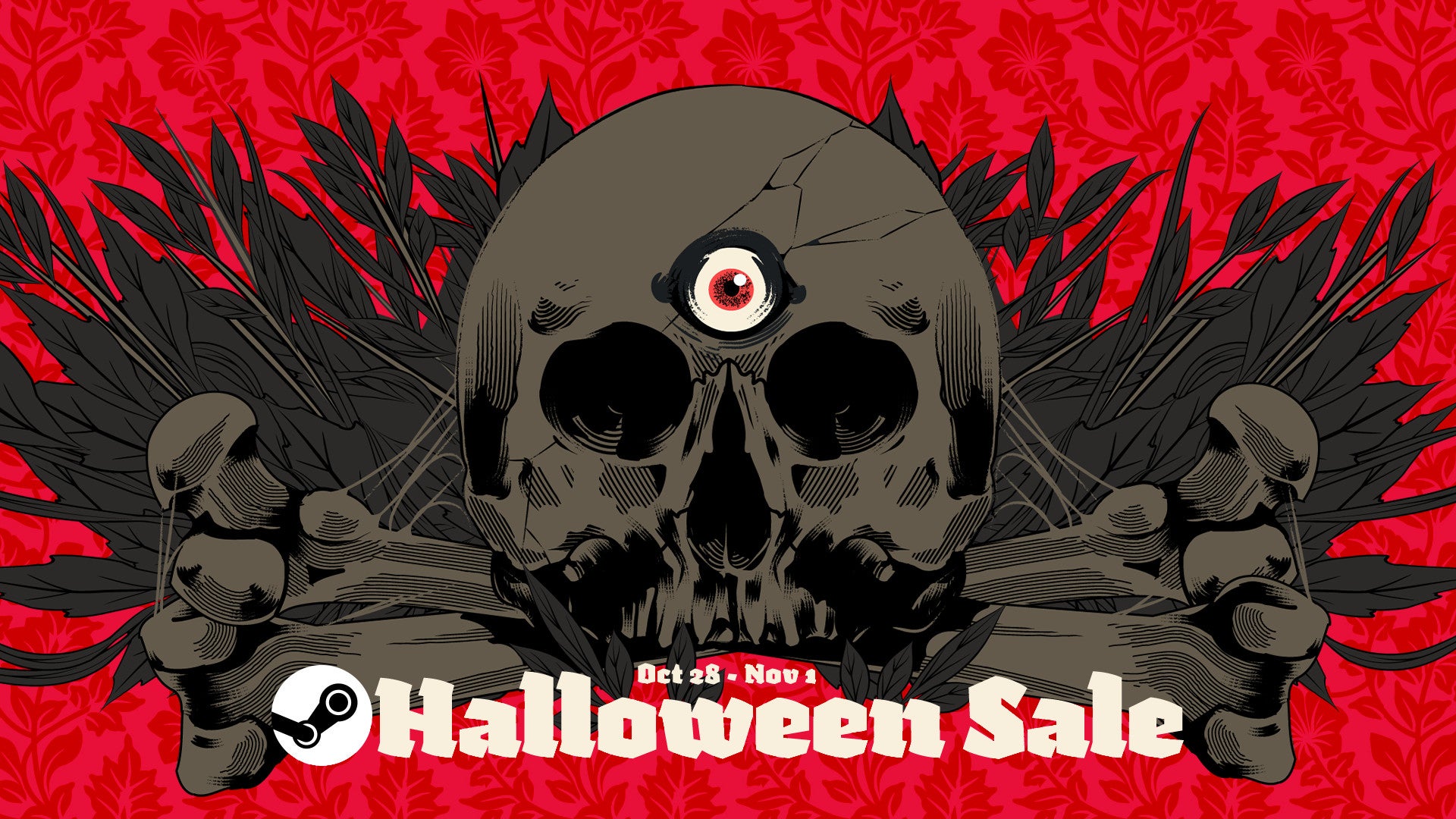Artwork for the Steam Halloween Sale.