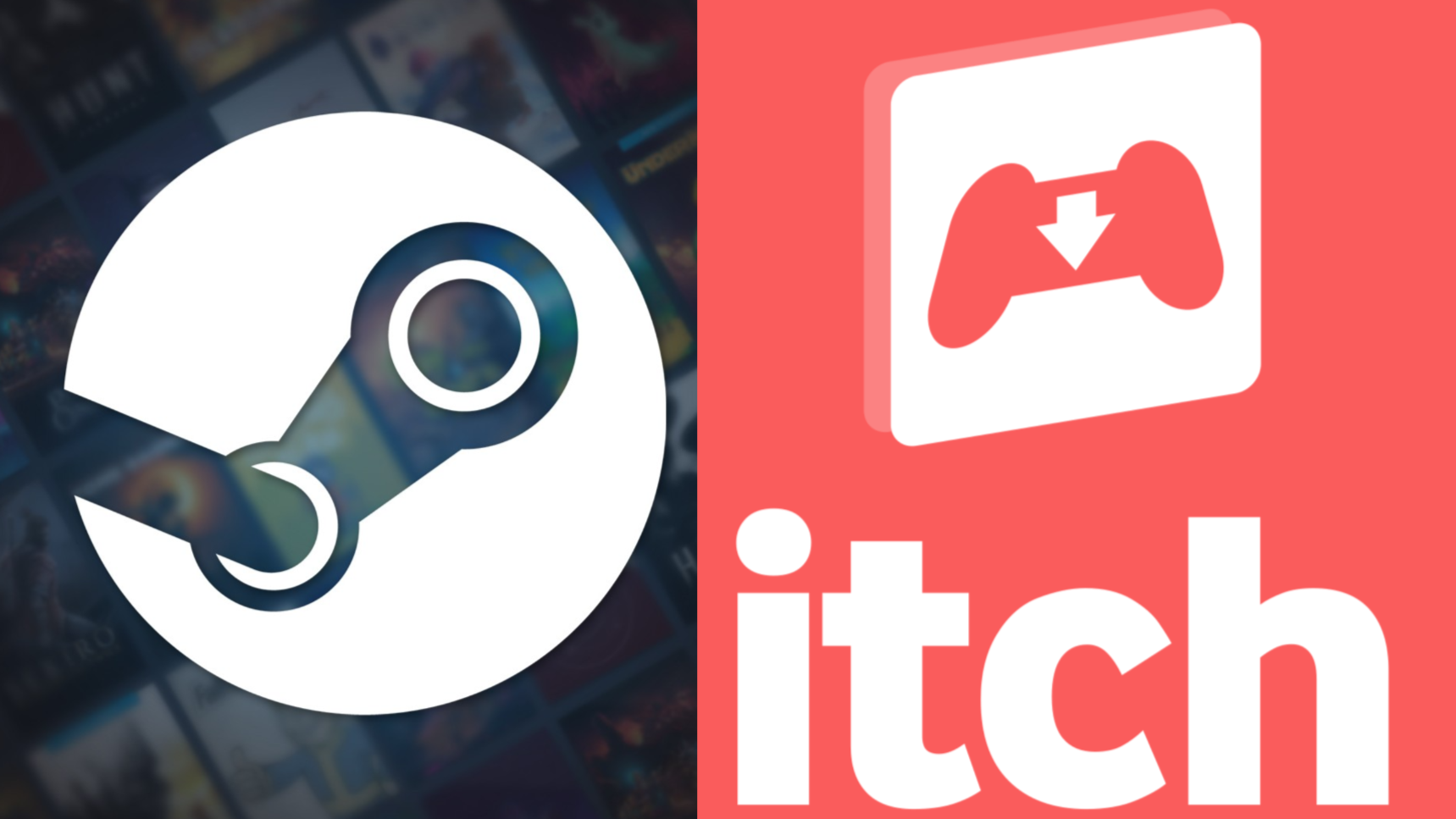 2025 Gaming Industry Review: Major News and Trends 9 Steam and itch logos