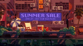 Artwork for the Steam Summer Sale 2023 which runs June 29th until July 13th.