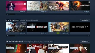 Steam's Upcoming Releases page has been made more personal