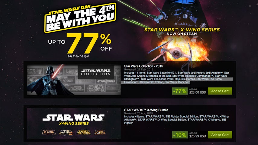 Star Wars games up to 77 off in Steam s May 4 sale VG247