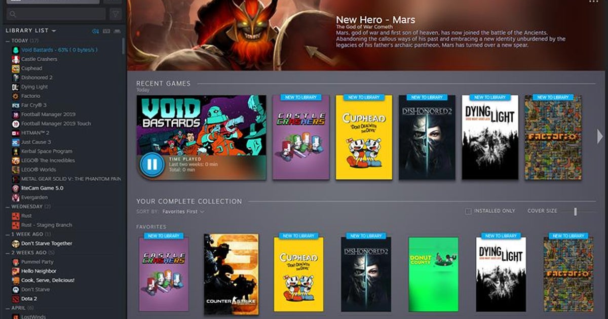 Steam Library Sign In Valve shares first official look at Steam's updated library UI ahead of ...