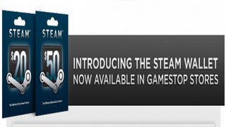 Official: GameStop to sell Steam wallet cards in the U.S