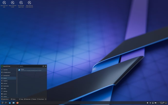 Linux per il gaming: ora è una valida alternativa a Windows 6 The SteamOS Desktop Mode environment.