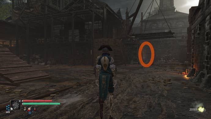 Aegis in Steelrising runs through the Factories area.