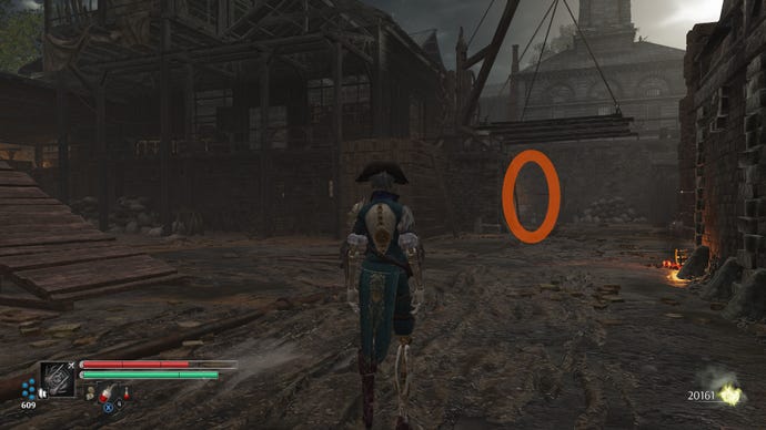 Aegis in Steelrising runs through the Factories area.