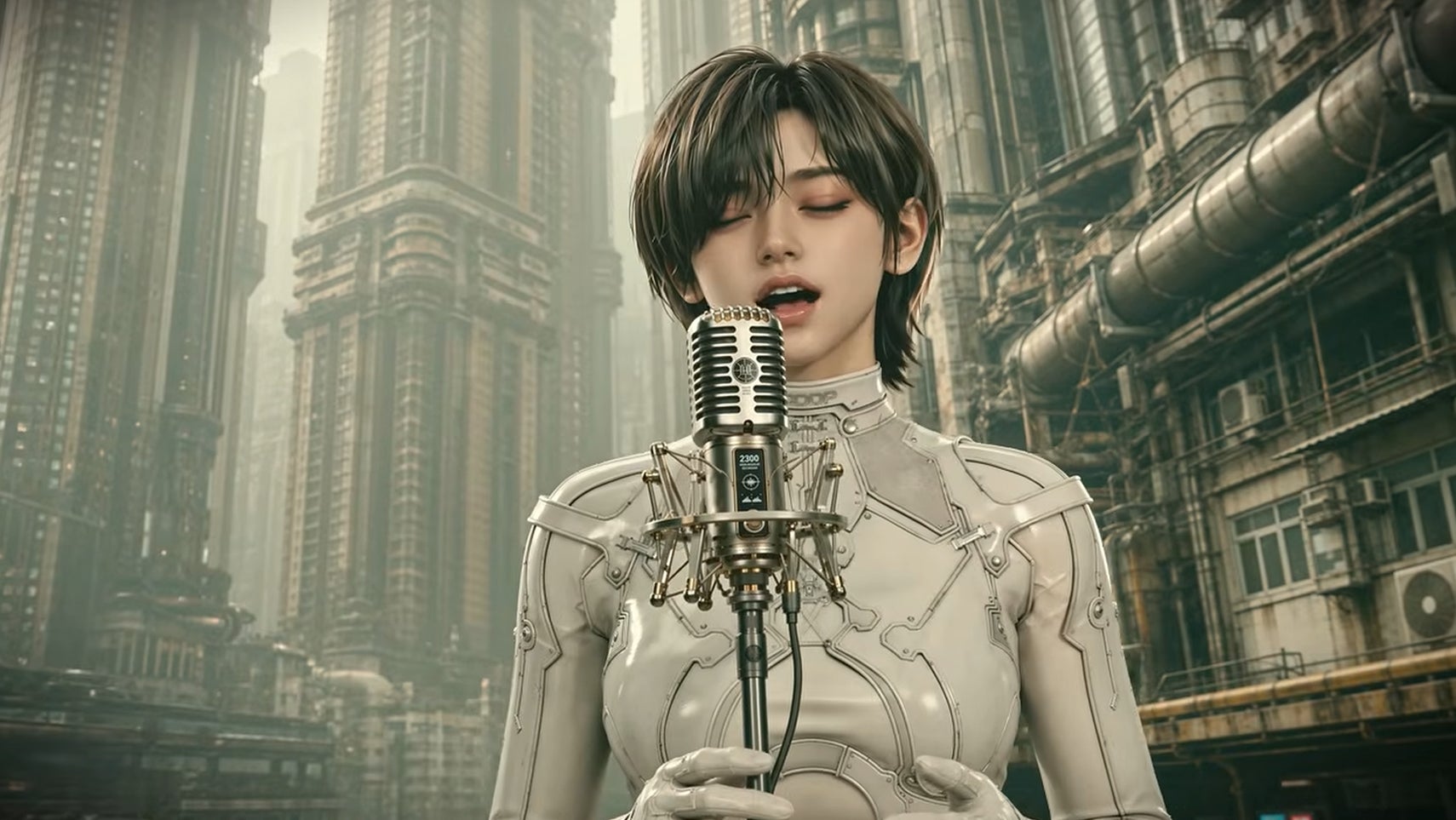Stellar Blade 2 singer from AI music video