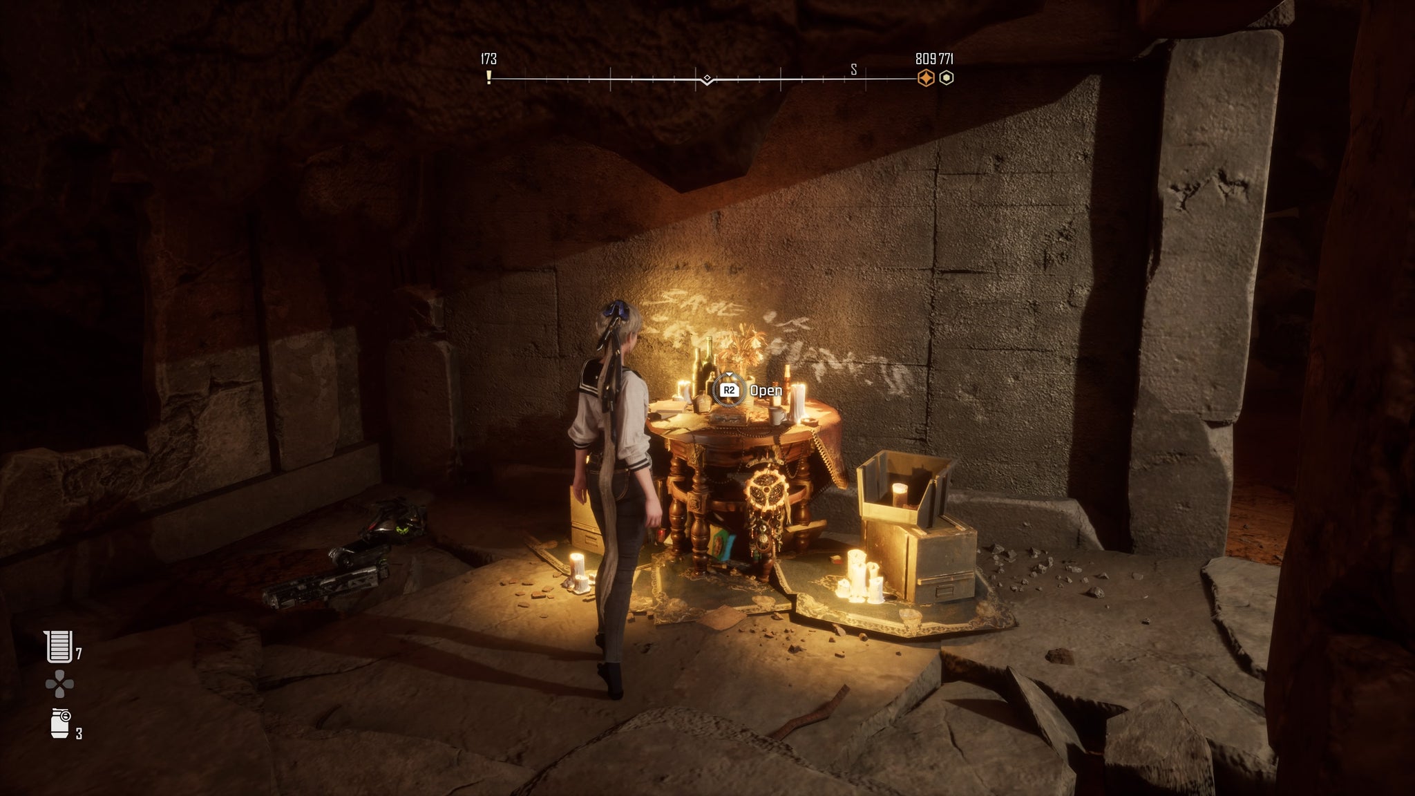 Stellar Blade prayer box data collectable - 3