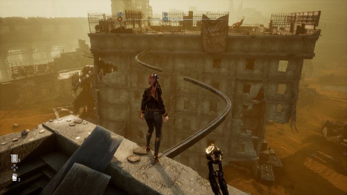stellar blade eye for eye tooth for tooth roof path beams connecting buildings