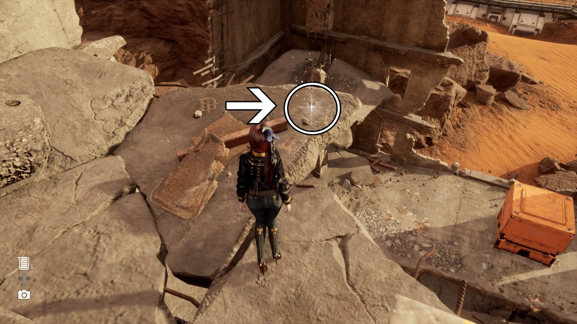 stellar blade great desert crumbling building stellar tear location on top floor