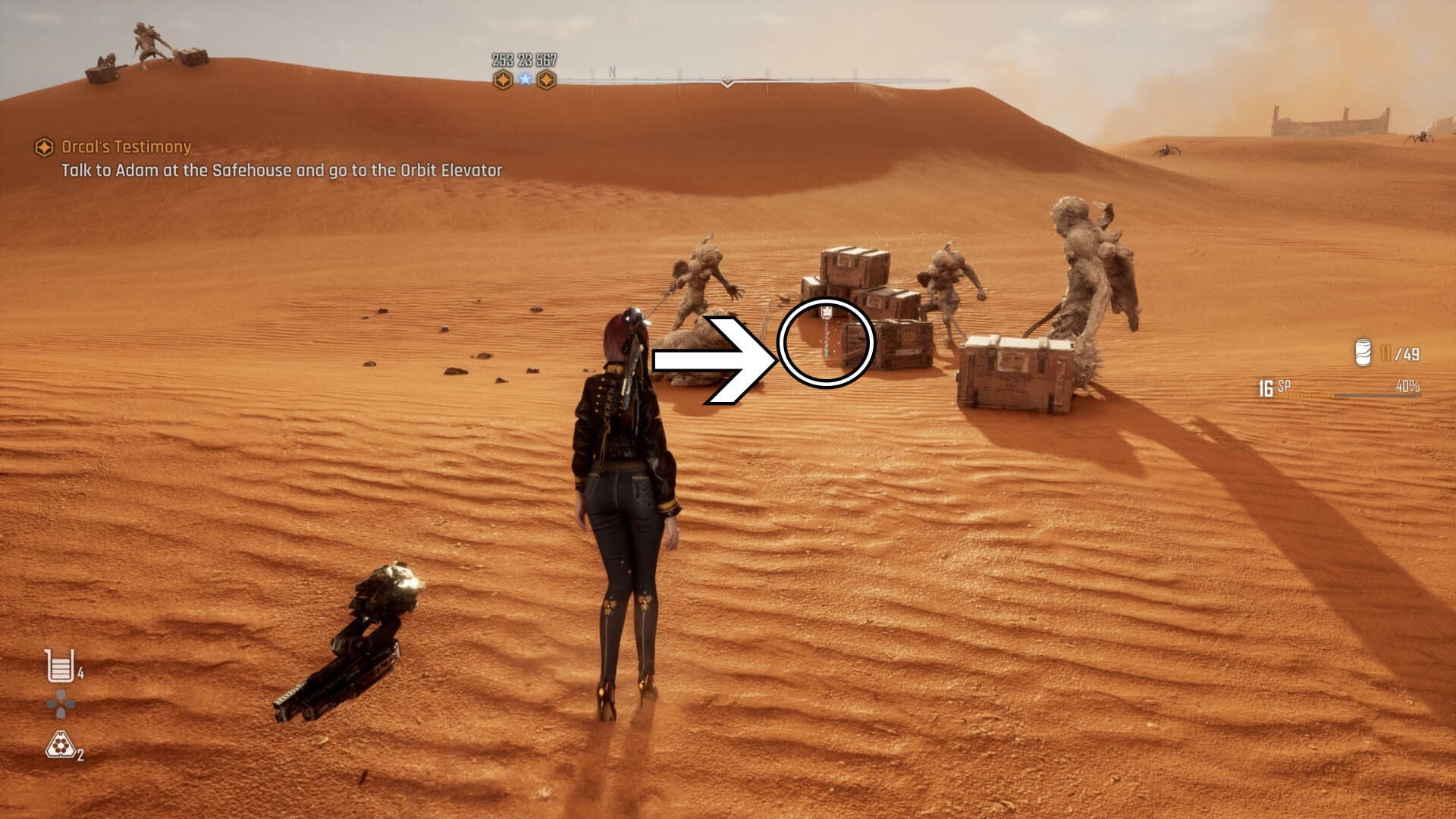 stellar blade great desert group of statues stellar tear location