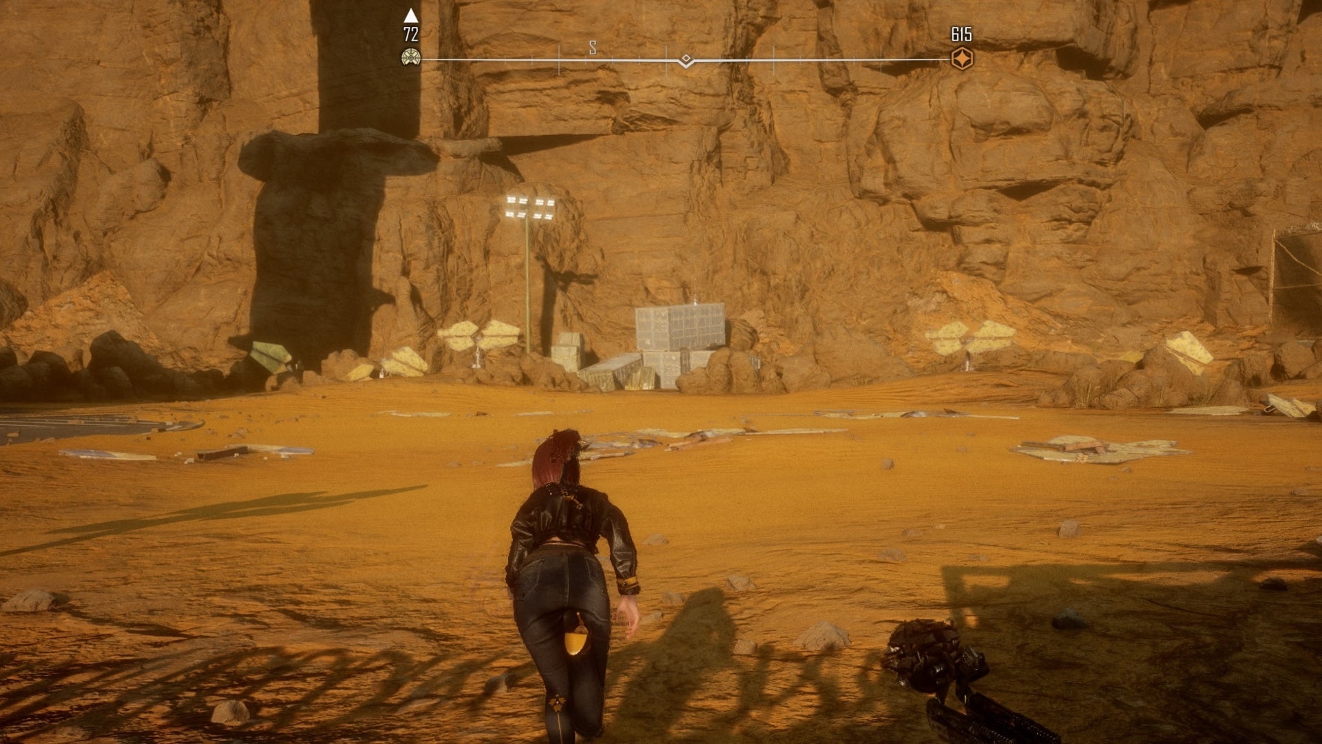 stellar blade great desert solar tower shipping containers