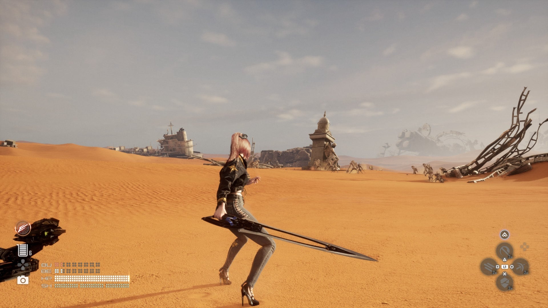 stellar blade great desert statues north of safehouse