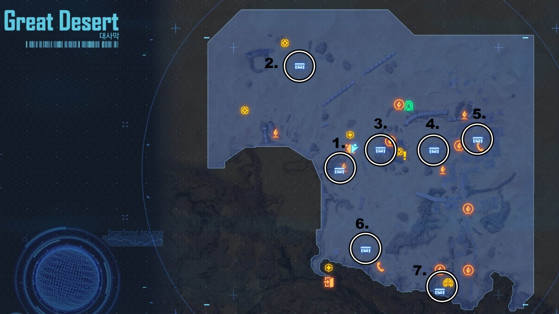 stellar blade great desert stellar tear map locations
