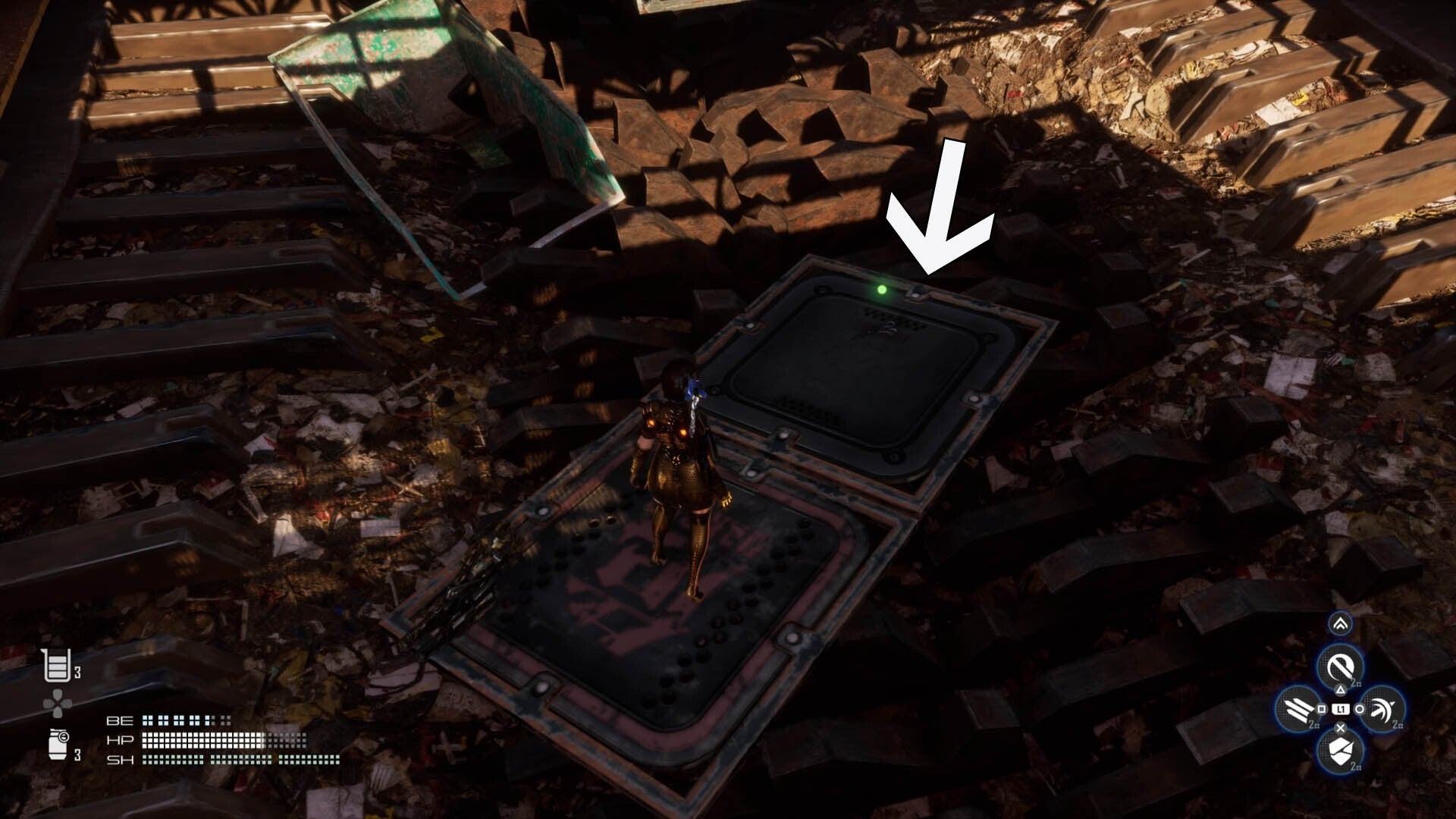 stellar blade kasim&rsquo;s scissors location inside buried container