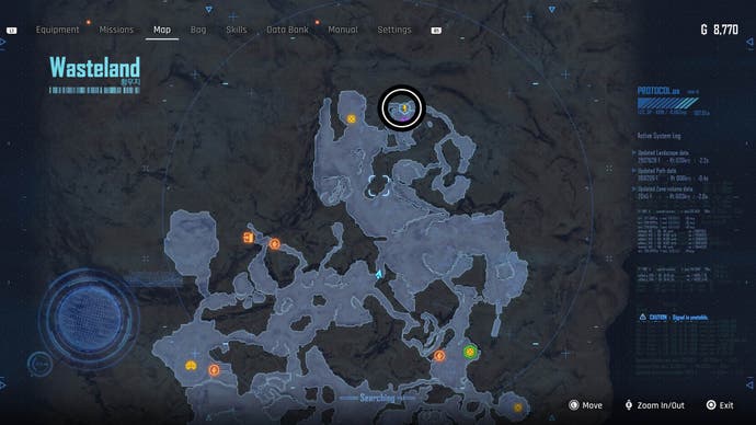 stellar blade plan to clean earth location on wasteland map