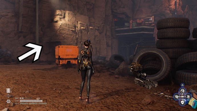 stellar blade plan to clean earth wall climb path to ticker machine