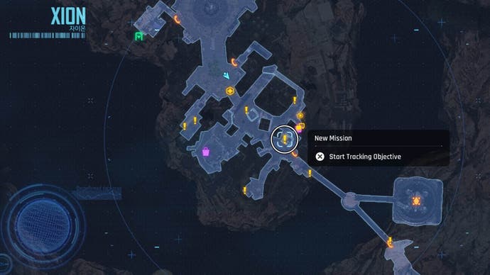 stellar blade stolen treasure quest start location on xion map