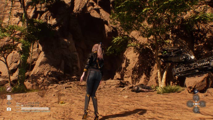 stellar blade wasteland cave near solar tower entrance