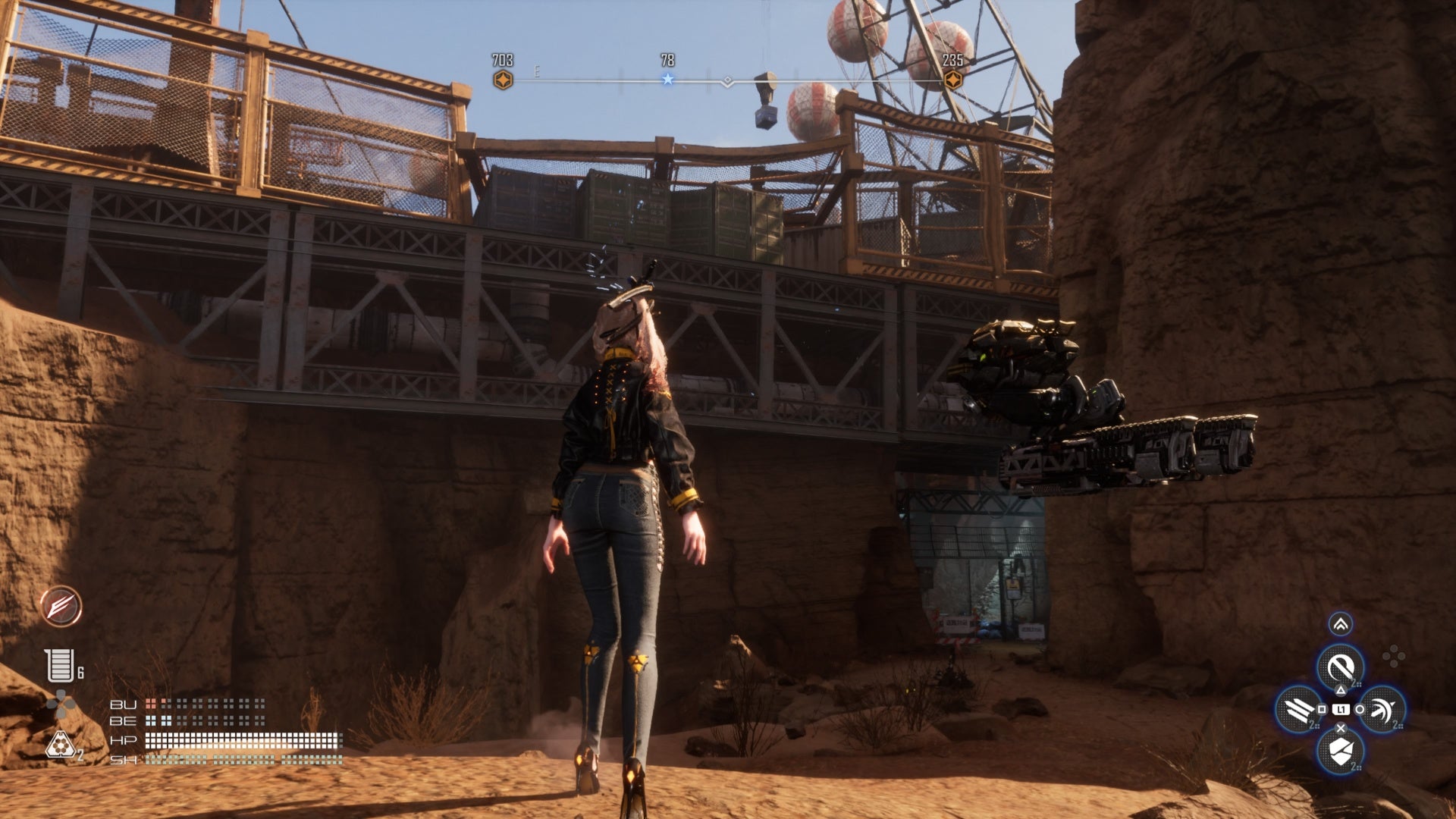 stellar blade wasteland entrance to half submerged ruins