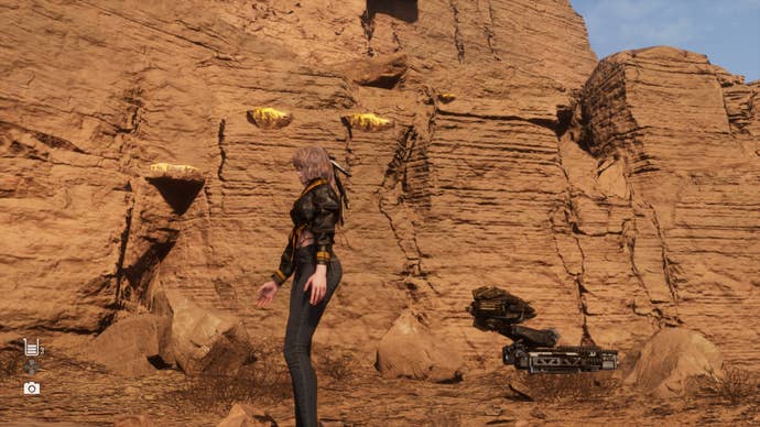 stellar blade wasteland second climbing wall to stellar tear two